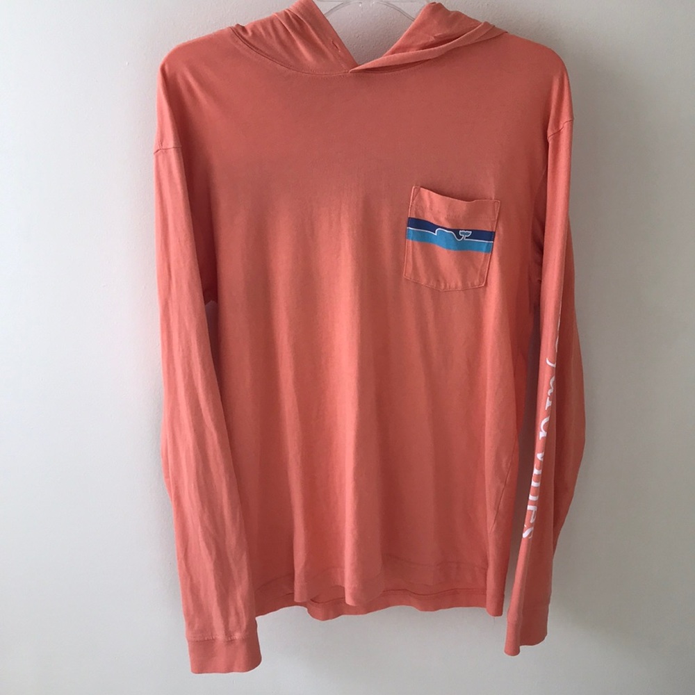 Vineyard Vines hooded long sleeve tee